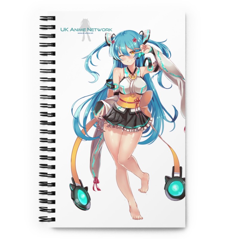 Mizuki Summer Outfit Spiral notebook