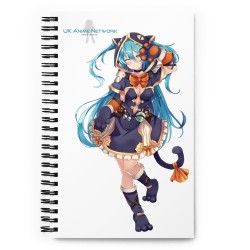 Mizuki Halloween Outfit Spiral notebook