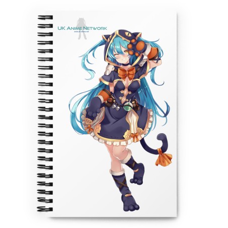 Mizuki Halloween Outfit Spiral notebook